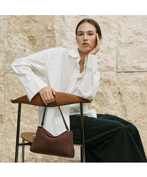 MOREMORR（モアモル）の「MOVO BAG _ スエードブラウンミニバッグ3way（ショルダーバッグ）」