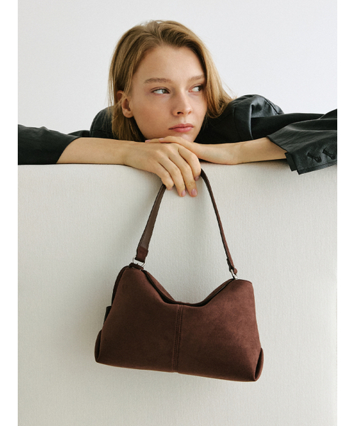MOREMORR(モアモル)の「MOVO BAG _ スエードブラウンミニバッグ3way(ショルダーバッグ・レディース・ダークブラウン・FREE)」の13枚目の写真