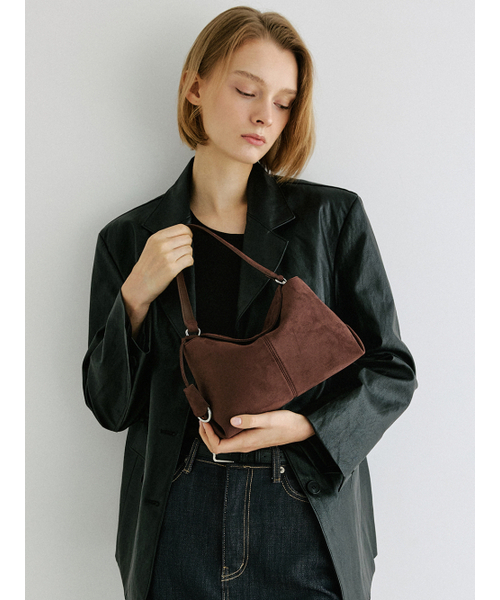 MOREMORR(モアモル)の「MOVO BAG _ スエードブラウンミニバッグ3way(ショルダーバッグ・レディース・ダークブラウン・FREE)」の9枚目の写真