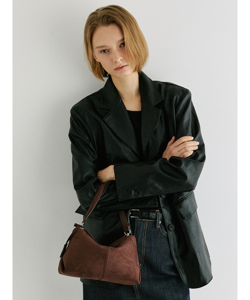 MOREMORR(モアモル)の「MOVO BAG _ スエードブラウンミニバッグ3way(ショルダーバッグ・レディース・ダークブラウン・FREE)」の7枚目の写真