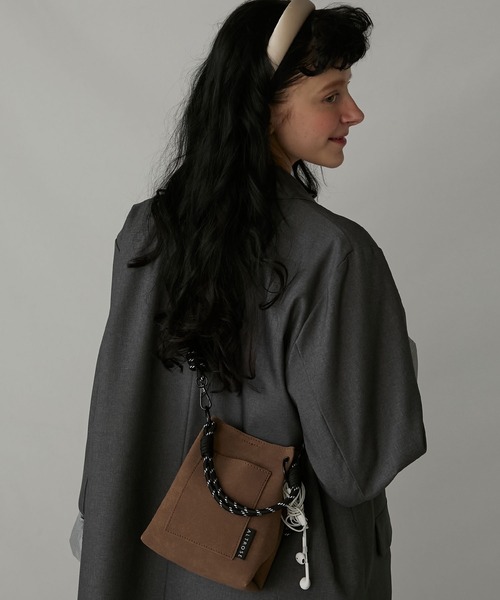 BONLECILL Marche(ボンルシールマルシェ)の「【BONLECILL Marche】2wayパラコードショルダーバッグ(ショルダーバッグ・レディース・アイボリー/ブラック/ブラウン・FREE)」の12枚目の写真