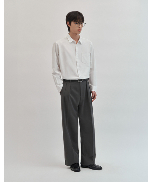 WORK ON BODY OFF（ワークオンボディオフ）の「オーバーサイズコットンオックスフォードシャツ[ホワイト]（シャツ/ブラウス・メンズ・その他・LARGE/MEDIUM/X-LARGE）」の5枚目の写真