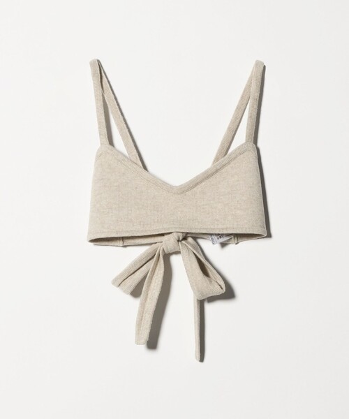 6(ロク)の「<6(ROKU)>ウールカシミヤ ブラニット(その他トップス・レディース・ダークグレー/ナチュラル・FREE)」の5枚目の写真