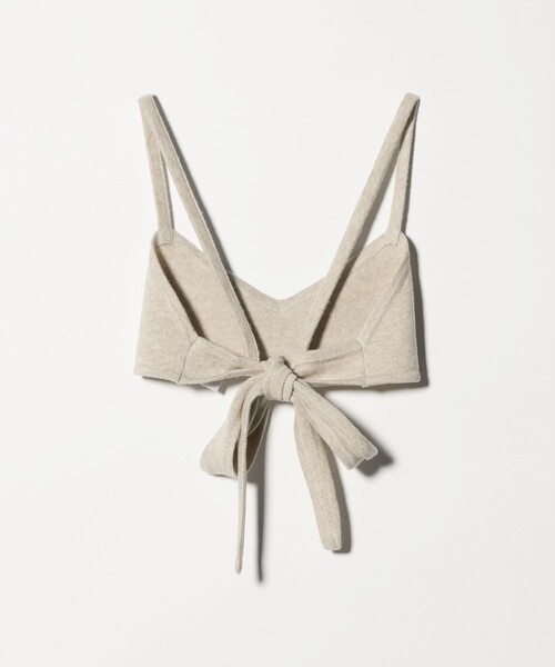 6(ロク)の「<6(ROKU)>ウールカシミヤ ブラニット(その他トップス・レディース・ダークグレー/ナチュラル・FREE)」の6枚目の写真