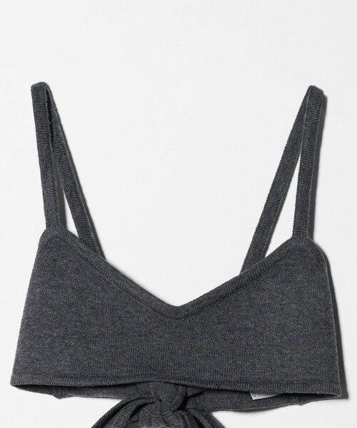 6(ロク)の「<6(ROKU)>ウールカシミヤ ブラニット(その他トップス・レディース・ダークグレー/ナチュラル・FREE)」の10枚目の写真