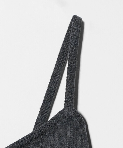 6(ロク)の「<6(ROKU)>ウールカシミヤ ブラニット(その他トップス・レディース・ダークグレー/ナチュラル・FREE)」の11枚目の写真