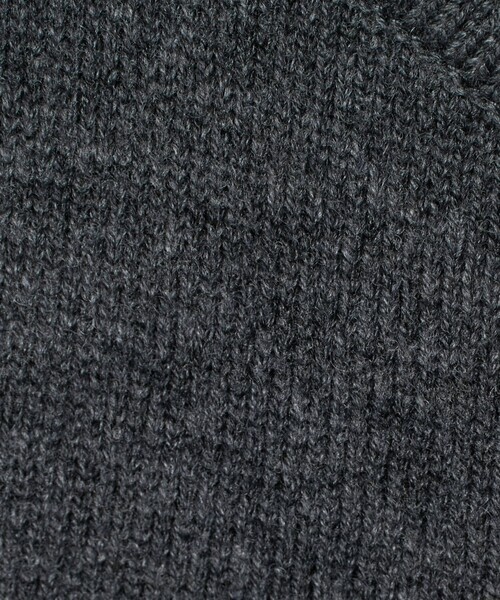6(ロク)の「<6(ROKU)>ウールカシミヤ ブラニット(その他トップス・レディース・ダークグレー/ナチュラル・FREE)」の13枚目の写真