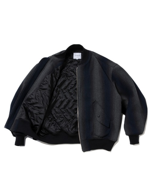 Ombre Stripe Wool Bomber Jacket（ブルゾン）｜COOTIE PRODUCTIONS 