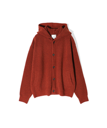 HORLISUN（ホーリーサン）の「Acorn Boucle Hood Knit Cardigan Melange Brick（カーディガン/ボレロ）」