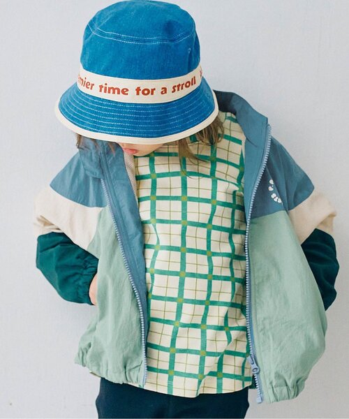 p.premier（ピードットプルミエ）の「マルチカラーウィンドブレーカー（ナイロンジャケット・キッズ・ブルー/ブラック/ベージュ/ピンク/レッド・80/90/100/110/120/130/140）」の4枚目の写真