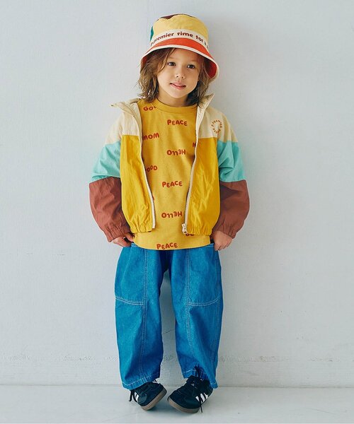 p.premier(ピードットプルミエ)の「マルチカラーウィンドブレーカー(ナイロンジャケット・キッズ・ブルー/ブラック/ベージュ/ピンク/レッド・80/90/100/110/120/130/140)」の9枚目の写真