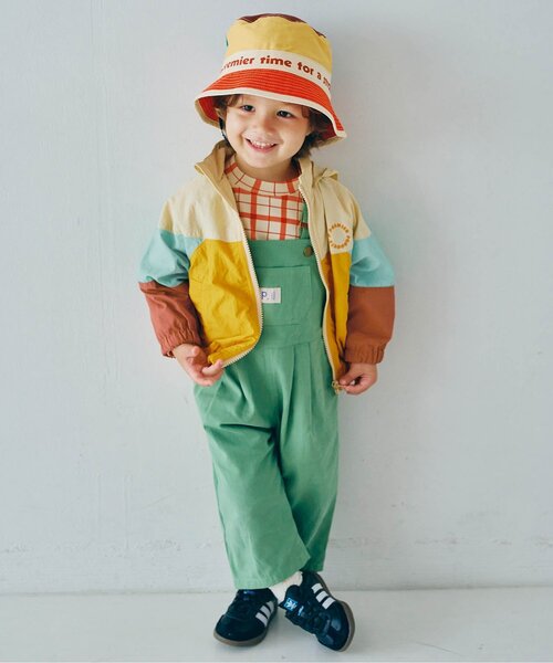 p.premier(ピードットプルミエ)の「マルチカラーウィンドブレーカー(ナイロンジャケット・キッズ・ブルー/ブラック/ベージュ/ピンク/レッド・80/90/100/110/120/130/140)」の10枚目の写真