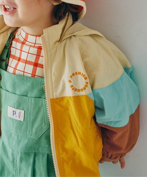 p.premier(ピードットプルミエ)の「マルチカラーウィンドブレーカー(ナイロンジャケット・キッズ・ブルー/ブラック/ベージュ/ピンク/レッド・80/90/100/110/120/130/140)」の11枚目の写真