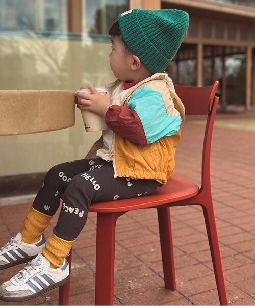 p.premier(ピードットプルミエ)の「マルチカラーウィンドブレーカー(ナイロンジャケット・キッズ・ブルー/ブラック/ベージュ/ピンク/レッド・80/90/100/110/120/130/140)」の12枚目の写真