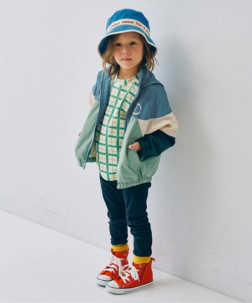 p.premier(ピードットプルミエ)の「マルチカラーウィンドブレーカー(ナイロンジャケット・キッズ・ブルー/ブラック/ベージュ/ピンク/レッド・80/90/100/110/120/130/140)」の16枚目の写真