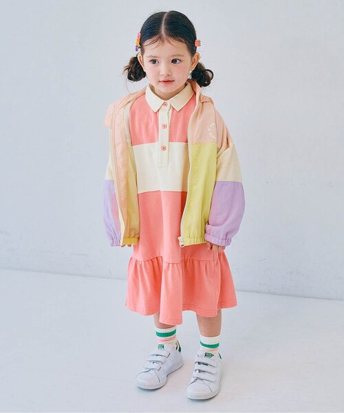 p.premier（ピードットプルミエ）の「マルチカラーウィンドブレーカー（ナイロンジャケット・キッズ・ブルー/ブラック/ベージュ/ピンク/レッド・80/90/100/110/120/130/140）」の19枚目の写真