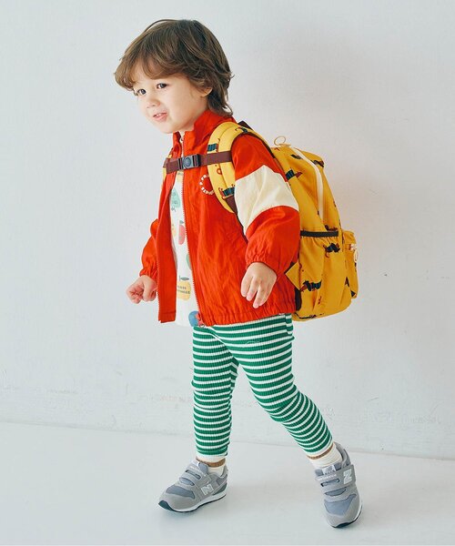 p.premier（ピードットプルミエ）の「マルチカラーウィンドブレーカー（ナイロンジャケット・キッズ・ブルー/ブラック/ベージュ/ピンク/レッド・80/90/100/110/120/130/140）」の12枚目の写真