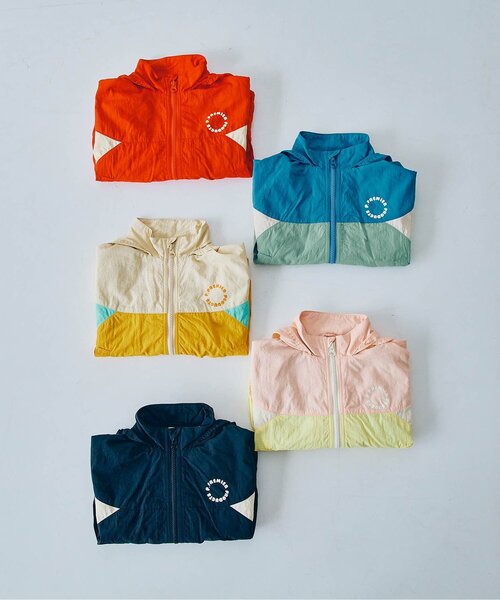 p.premier（ピードットプルミエ）の「マルチカラーウィンドブレーカー（ナイロンジャケット・キッズ・ブルー/ブラック/ベージュ/ピンク/レッド・80/90/100/110/120/130/140）」の11枚目の写真