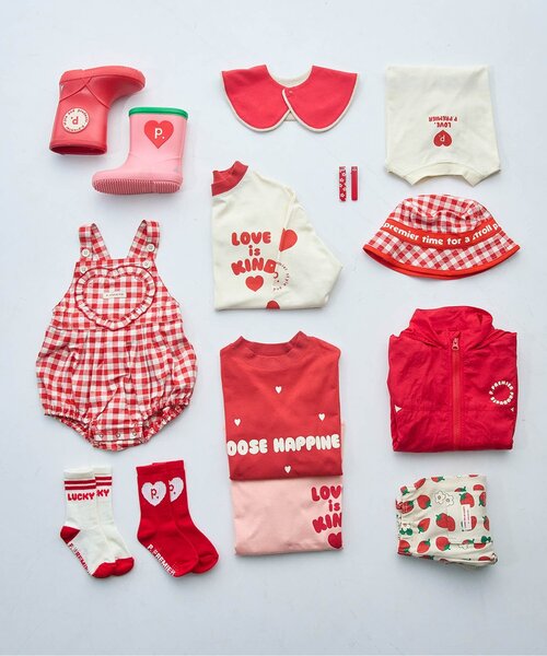 p.premier（ピードットプルミエ）の「マルチカラーウィンドブレーカー（ナイロンジャケット・キッズ・ブルー/ブラック/ベージュ/ピンク/レッド・80/90/100/110/120/130/140）」の9枚目の写真