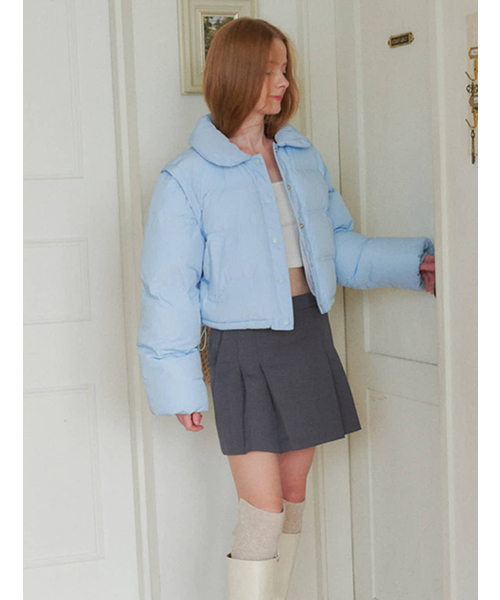 ディターチャブルスリーブウェロンショートパディングスカイ