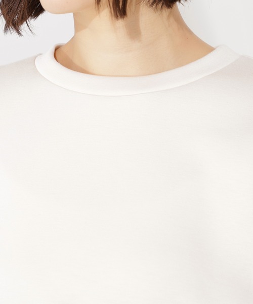 N.（N. Natural Beauty Basic）（エヌエヌナチュラルビューティーベーシック）の「ドロストドッキングワンピース（ワンピース・レディース・ブラック/オフホワイト・P/S/MEDIUM）」の13枚目の写真