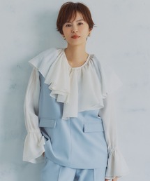 A part by | 【セレモニー】Ｃ＊アシメフリルブラウス(シャツ/ブラウス)