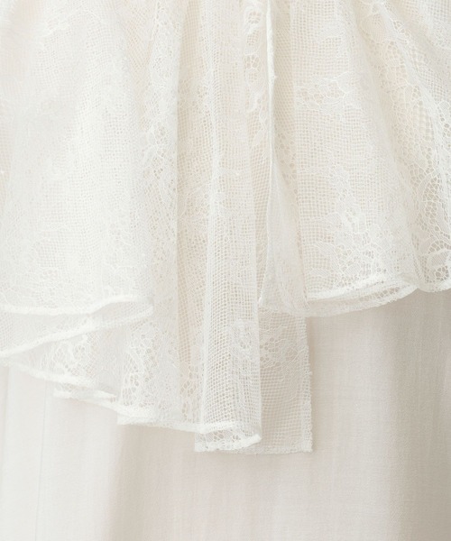 A part by（アパートバイ）の「【セレモニー】Ｃ＊アシメフリルブラウス（シャツ/ブラウス・レディース・ブラック/オフホワイト/アイボリー・FREE）」の21枚目の写真