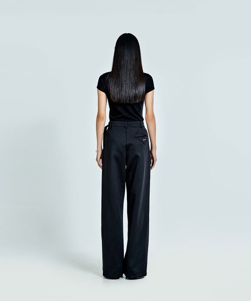 51PERCENT FOR WOMAN(51パーセントフォーウーマン)の「Boyfriend Louver Calm pants - Black (woman)(スラックス・レディース・その他・SMALL/MEDIUM)」の4枚目の写真