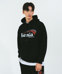 SLASH LOGO HOOD (BLACK)