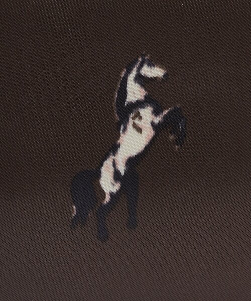 russet（ラシット）の「WOODLANDER ミニボストンバッグ（ボストンバッグ・レディース・ブラウン/ネイビー・FREE）」の4枚目の写真