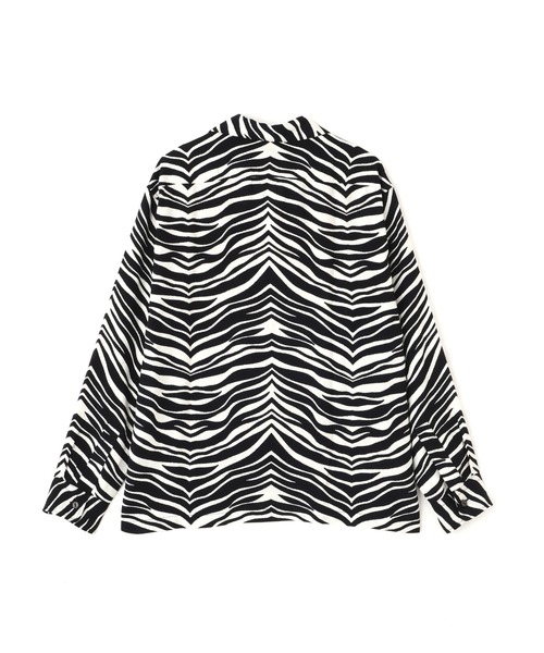 Schott（ショット）の「Schott/ショット/ZEBRA RAYON SHIRT/ゼブラ レーヨンシャツ（シャツ/ブラウス・メンズ・オフホワイト・M/L/XL/2XL）」の10枚目の写真