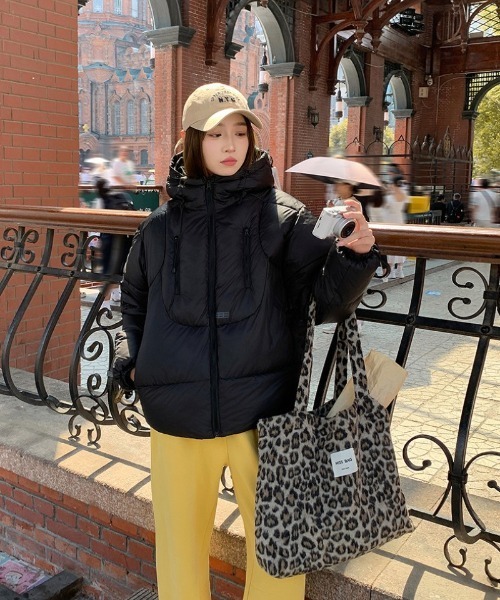 セール】フード付き エコダウンジャケット（ダウンジャケット/コート