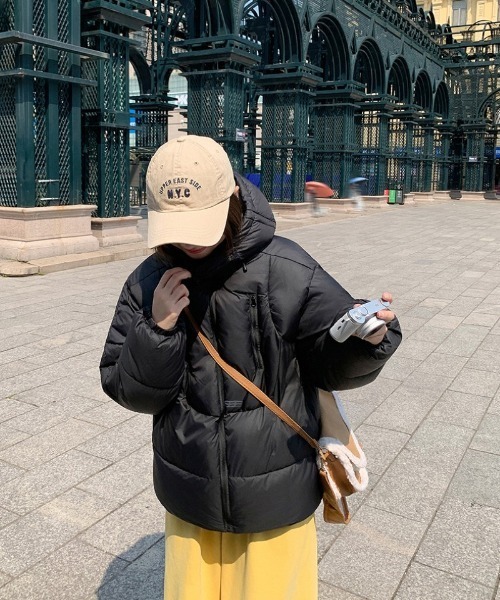 セール】フード付き エコダウンジャケット（ダウンジャケット/コート