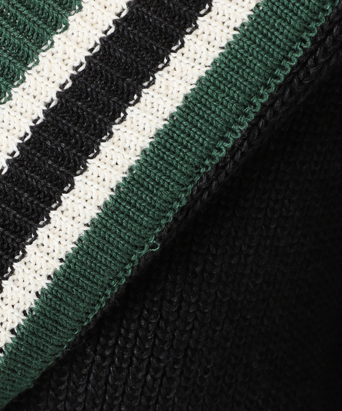 journal standard L'essage（ジャーナルスタンダードレサージュ）の「リネンラインVネックプルオーバー（ニット/セーター・レディース・アイボリー/ブラック・FREE）」の19枚目の写真