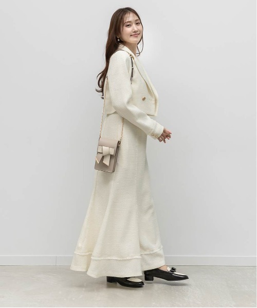 RANDA(ランダ)の「晴雨兼用 クラシックリボンローファー(ローファー・レディース・アイボリー/ブラック/ブラック系その他・L/S/M/LL)」の7枚目の写真