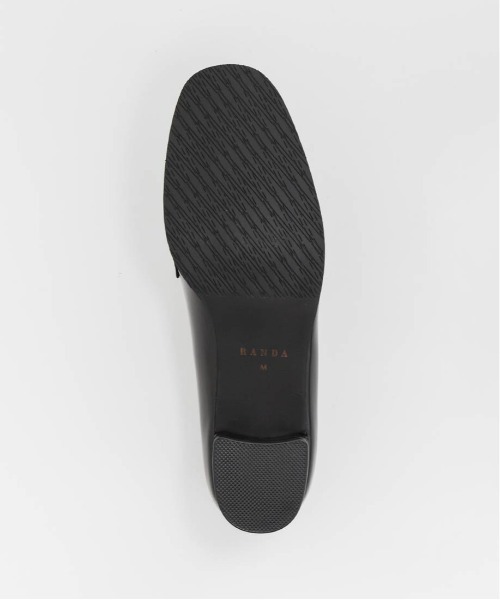 RANDA(ランダ)の「晴雨兼用 クラシックリボンローファー(ローファー・レディース・アイボリー/ブラック/ブラック系その他・L/S/M/LL)」の12枚目の写真