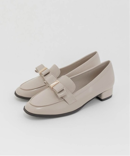 RANDA(ランダ)の「晴雨兼用 クラシックリボンローファー(ローファー・レディース・アイボリー/ブラック/ブラック系その他・L/S/M/LL)」の17枚目の写真