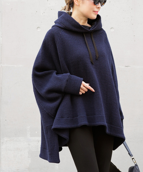 美品 ドゥーズィエムクラス CA5G フードパーカープルオーバー カシミヤ 黒 Deuxieme Classe（ドゥーズィエムクラス）の「CA5Gフードパーカープル