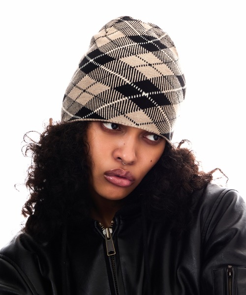 ARGYLE KNIT BEANIE（ニットキャップ/ビーニー）｜BEEDEN（ビーデン