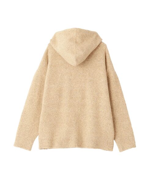 CRAFT STANDARD BOUTIQUE（クラフトスタンダードブティック）の「起毛ニットフーディ（ニット/セーター・レディース・グレー/ベージュ・FREE）」の19枚目の写真