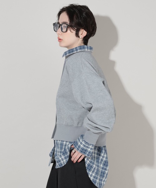 GEORGE'S（ジョージズ）の「サカリバカーディガン（カーディガン/ボレロ・レディース・チャコールグレー/グレー/レッド/オフホワイト・FREE）」の22枚目の写真