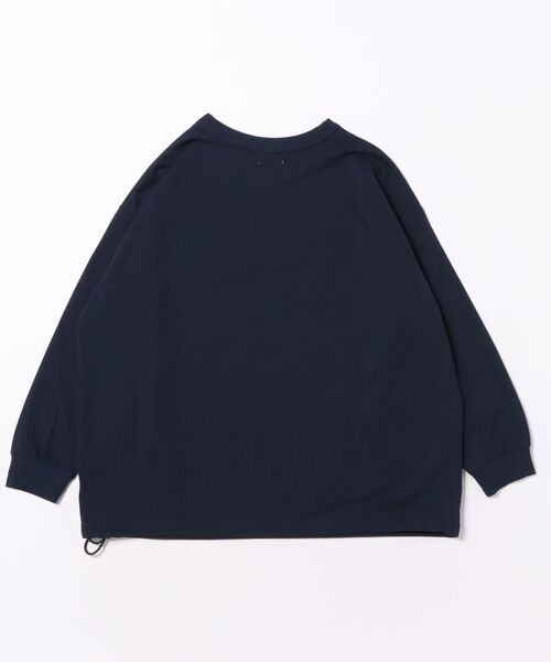 GROOVY COLORS（グルービーカラーズ）の「PTT Drawstrings Long Sleeve Tee（Tシャツ/カットソー・キッズ・ネイビー・135/145）」の3枚目の写真