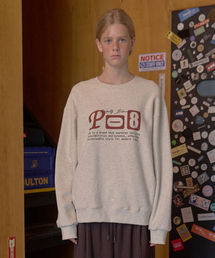 PO8（ピーオーエイト）の「08 NARRATIVE SWEATSHIRT - OATMEAL（スウェット）」