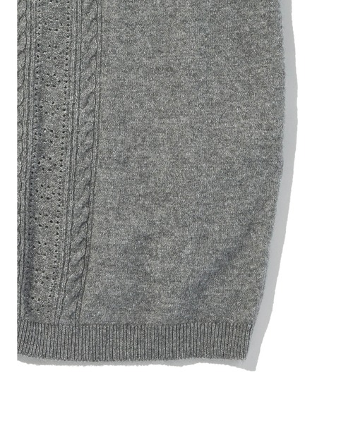 Levi's(リーバイス)の「Levi's/リーバイス スーパーソフト ミニ ラッフル ベスト トップ(ベスト・レディース・グレー・XS/S/M)」の6枚目の写真