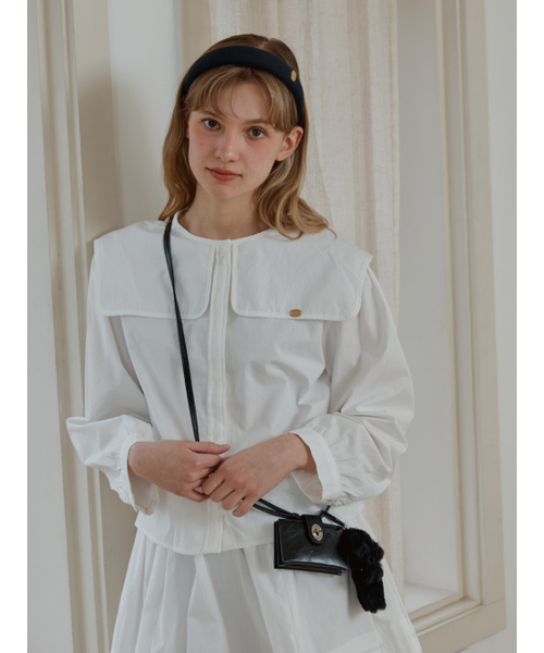 ANOETIC(アノエティック)の「ANC BUCKLE ACCORDION BAG_BLACK(メッセンジャーバッグ・レディース・ブラック・FREE)」の4枚目の写真