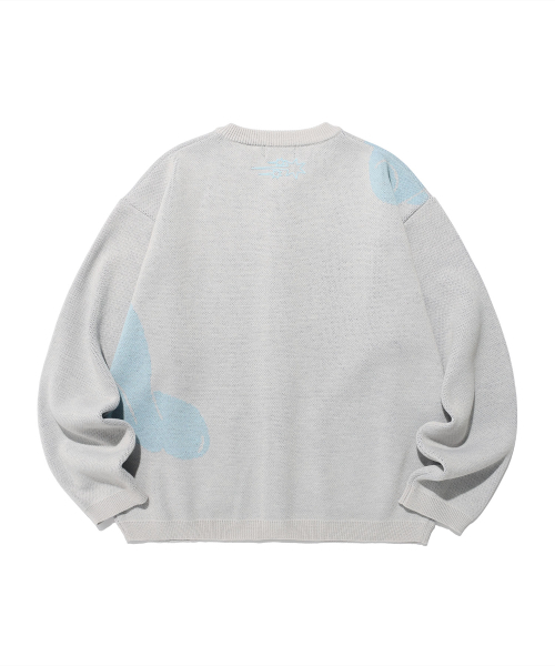 NICE GHOST CLUB(ナイスゴーストクラブ)の「ANGELS KNIT CARDIGAN_GREY(NG2FSUK681A)(カーディガン/ボレロ・レディース・グレー・S/L/M)」の2枚目の写真