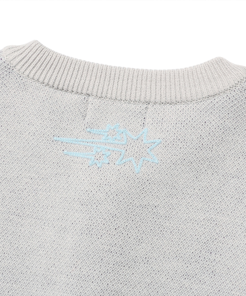 NICE GHOST CLUB(ナイスゴーストクラブ)の「ANGELS KNIT CARDIGAN_GREY(NG2FSUK681A)(カーディガン/ボレロ・レディース・グレー・S/L/M)」の5枚目の写真