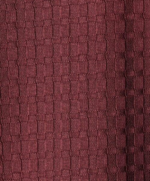 NICOLE CLUB FOR MEN（ニコルクラブフォーメン）の「リンクスジャカード　Vネックカットソー（Tシャツ/カットソー・メンズ・オフホワイト/ブラック/ネイビー/ボルドー・X-LARGE/LARGE/MEDIUM）」の21枚目の写真