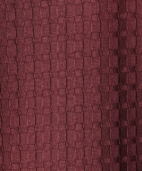 NICOLE CLUB FOR MEN（ニコルクラブフォーメン）の「リンクスジャカード　Vネックカットソー（Tシャツ/カットソー・メンズ・オフホワイト/ブラック/ネイビー/ボルドー・X-LARGE/LARGE/MEDIUM）」の14枚目の写真