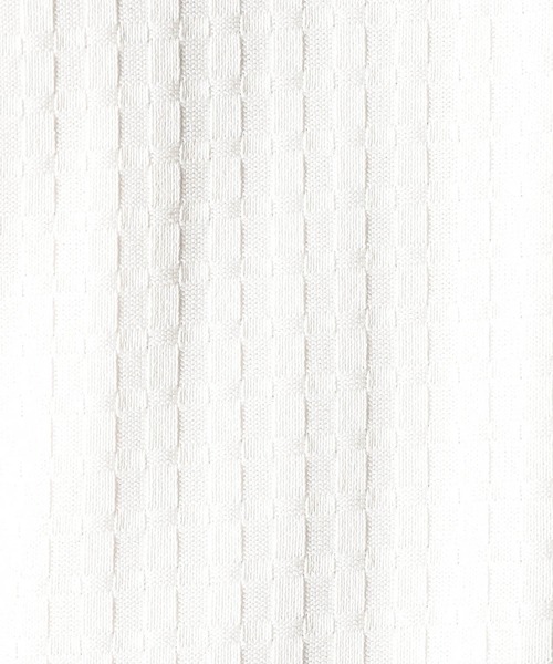 NICOLE CLUB FOR MEN（ニコルクラブフォーメン）の「リンクスジャカード　Vネックカットソー（Tシャツ/カットソー・メンズ・オフホワイト/ブラック/ネイビー/ボルドー・X-LARGE/LARGE/MEDIUM）」の15枚目の写真